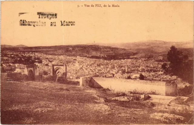 CPA AK MAROC FEZ - Vue, de la Msala (219301)