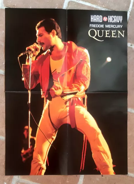 poster affiche revue magazine français Rock FREDDIE MERCURY 56x42cm QUEEN