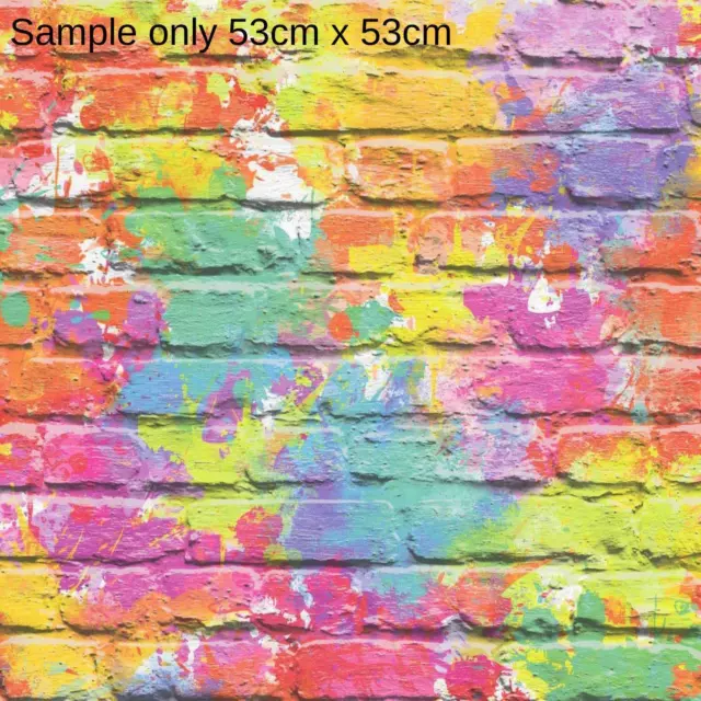 Sample only 3D Brick Effect Wallpaper