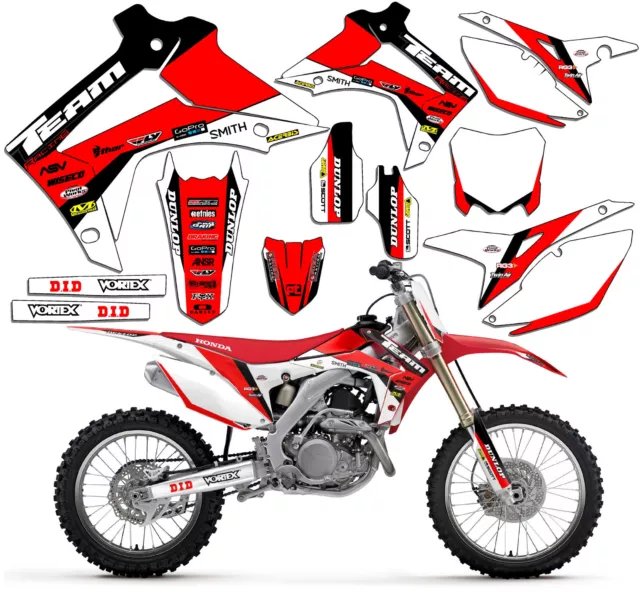 2005-2007 Honda Crf 450X Graphics Kit Decals Deco 450 X Crf450X Stickers 2006