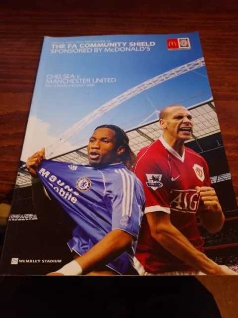 Chelsea v Manchester United  Community Shield Brand New Mint Condition 5/8/2007