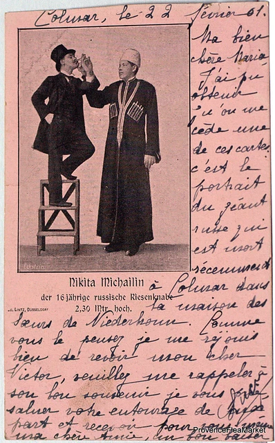 CPA Postcard Mikita Russian Of 7 6/12ft 1901 See Scans 702