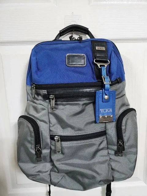 tumi alpha bravo knox backpack canada Navigation U.N. Luggage TUMI Blue/Black Leather And Ballistic