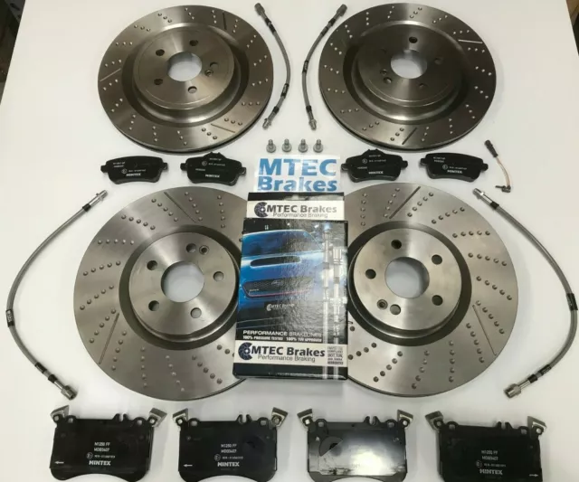 A45 AMG W176 GLA45 AMG X156 2013- Performance Brake Kit Front Rear Discs & Pads