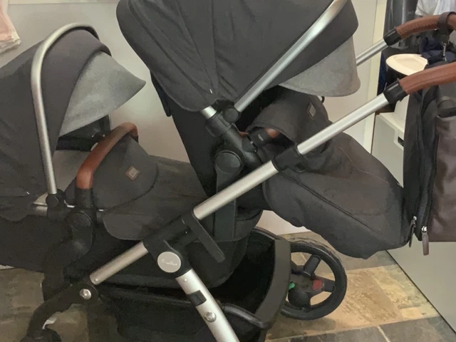Silver Cross Wave Double Pram Bundle