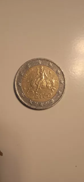 2€ Münze Griechenland EYPO 2002 ohne S viele Fehlprägungen