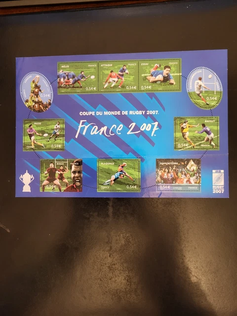 Rugby - France Bloc souvenir Coupe du Monde Rugby 2007