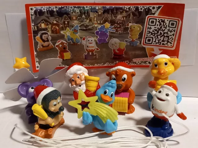 Kinder Ferrero Surprise Série Complète Christmas Gang Kinderino Noël 2014 Rar