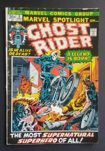 Marvel Spotlight #5 • 1St Ghost Rider (Johnny Blaze) • Mid Grade++