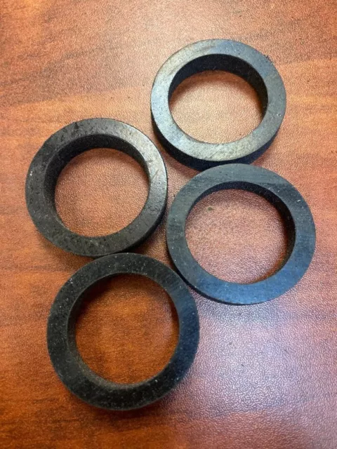 Neoprene Rubber Washer Spacer 1-3/16" OD x 7/8" ID x 1/4" thick 4 Pack