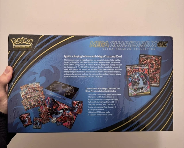 Pokemon Center Phantasmal Flames Release Pokmon TCG: Phantasmal Flames Ultra Premium Collection (SEALED) - 2025 Edition, Includes Charizard Pokemon Card Box Pokemon Center Phantasmal Flames Release Pokmon TCG: Phantasmal Flames Ultra Premium Collection (SEALED) - 2025 Edition, Includes Charizard Pokemon Card Box