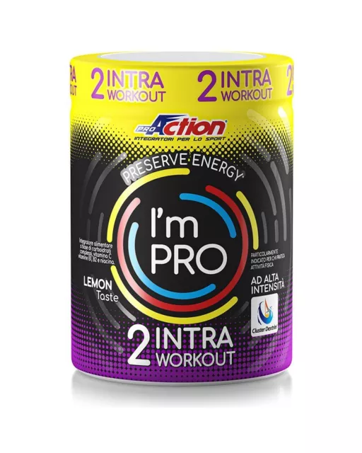 ProAction I'm Pro 2 Intra Workout Integratore Gusto Limone, Barattolo da 500gr