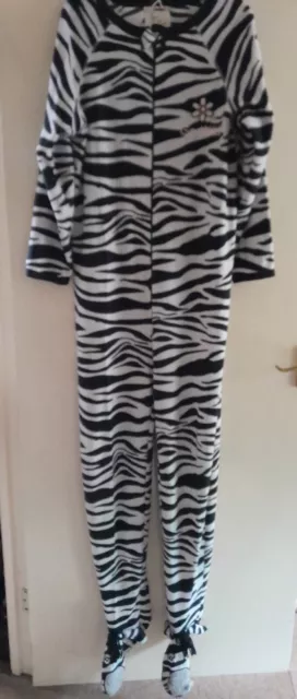 Zebra Print all in one  Size 6 - 8 XS Primark