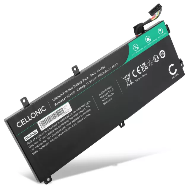 Batterie remplacement Dell KHCK5 RRCGW HSH20 M7R96 0RRCGW 4800mAh