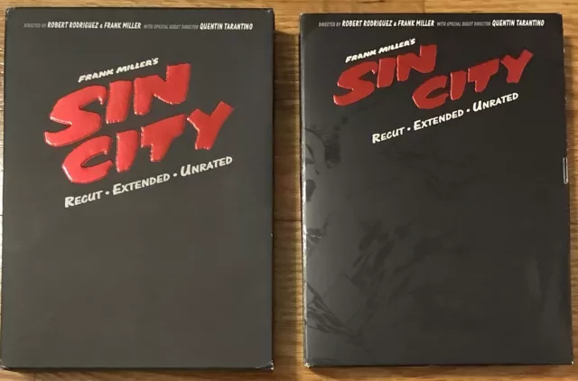 Sin City Recut & Extended Edition 2 DVD Set + Booklet + Slipcover Complete