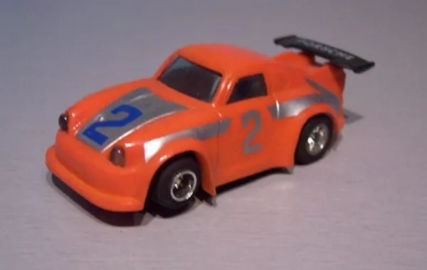 Circuit Rotafast Porsche 911 orange ho slot car new compatible AFX Tyco Faller