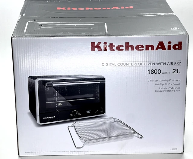 KITCHENAID KCO124BM DIGITAL Countertop Oven with Air Fry Matte Black