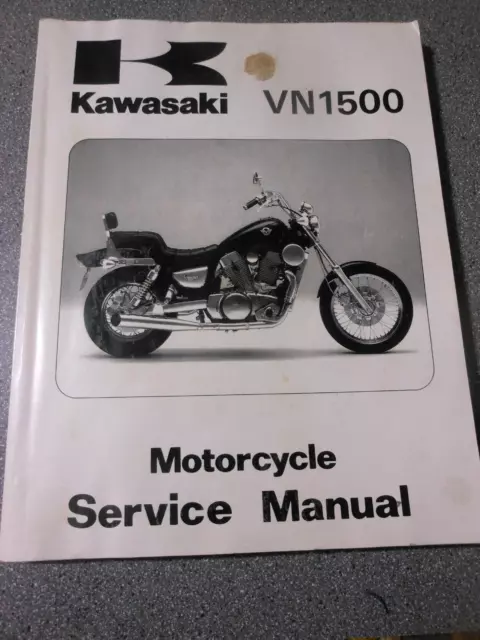1999 Kawasaki Vulcan 88 A,B VN1500 Motorcycle Service Manual '87 - '99