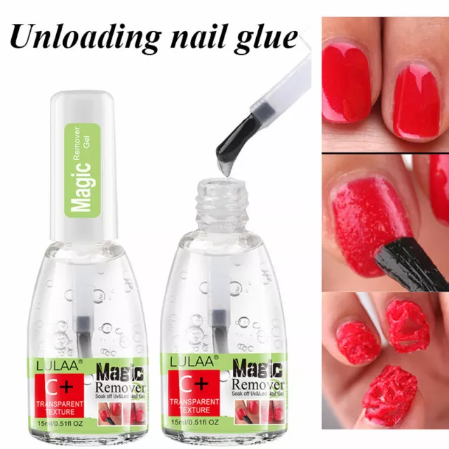 Lulaa 15Ml Burst Magic Remover Gel Uv Vernis À Ongles Soak Off Nail Art R