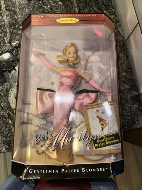 NRFB Barbie as Marilyn Monroe in Gentlemen Prefer Blondes Doll (some box damage)
