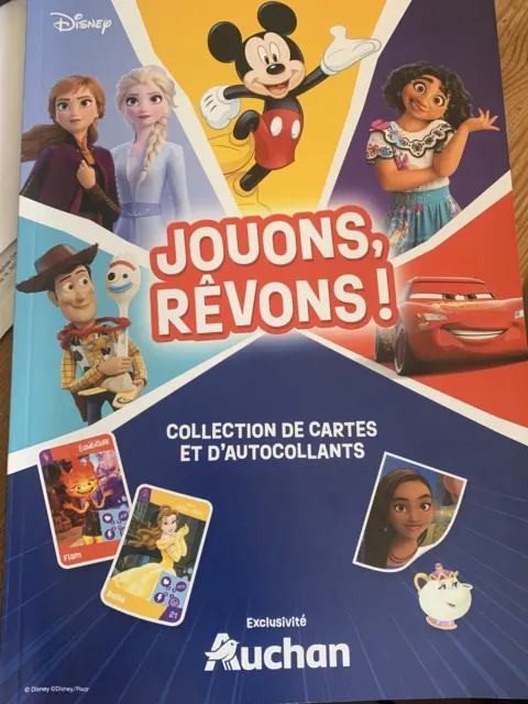 Lot de 17 cartes Auchan Disney