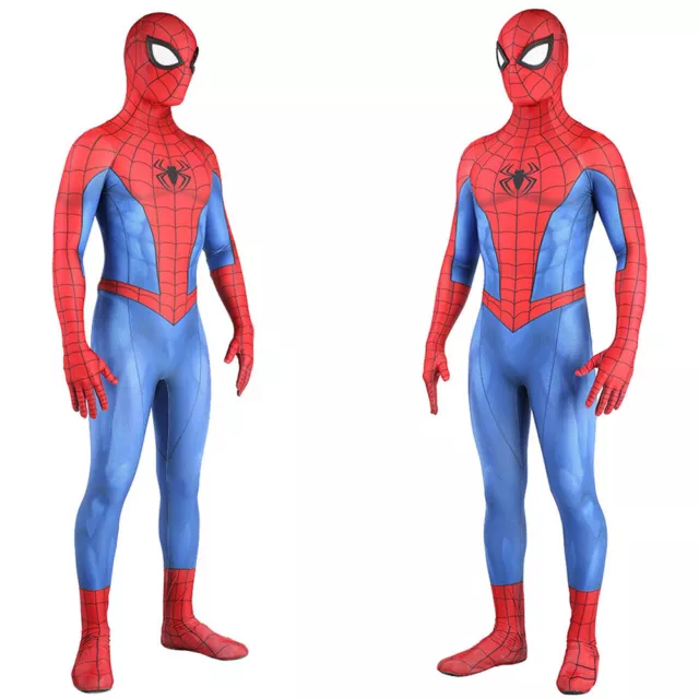 PS4 UNDIES SPIDER-MAN Jumpsuit Spiderman Cosplay Costume Suit Halloween  Adult $54.99 - PicClick