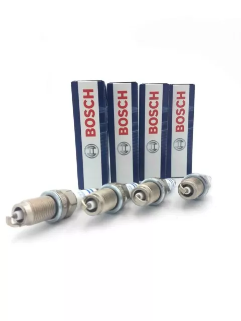 4x Bosch YR7DC+ Zündkerzen 0242135515 für Alfa Mito Fiat Punto 500 Doblo Ford KA