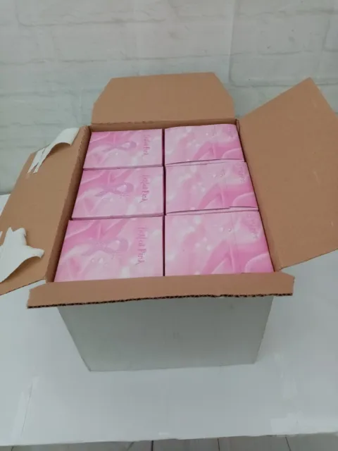 Scatola Tessuti Rosa Soffocato Asda di 12 Zucchero Caramelle Profumate Bianco 55x3 Strati