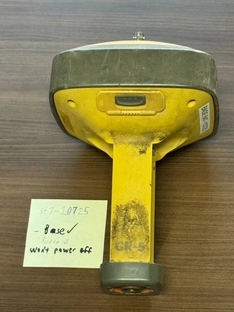Topcon Serial Number TOPCON GR-5 GPS RTK Receiver Serial # 847-10725 $3,250.00 - PicClick CA