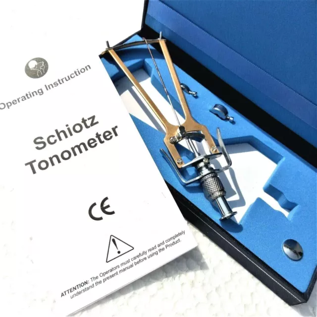 Tonomètre Schiotz pour mesurer la pression intraoculaire, optométrie,...