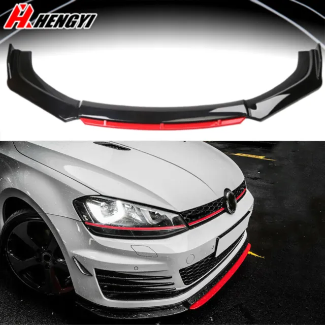 Per VW Golf 7 GTI GTD VII ABS SPLITTER PARAURTI ANTERIORE LAMA SPOILER ABS