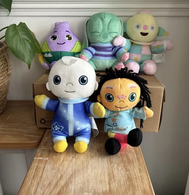 CBEEBIES MOON AND Me Full Set 5 Figure Plush Soft Toy Teddy Beanie Bundle Hasbro £29.99