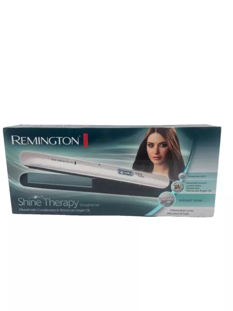 Remington Shine Therapy S8500 Haarglätter - Schwarz/Silber B-WARE