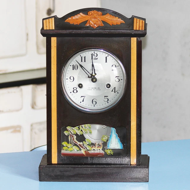 Mouvement D’horloge Comtoise En Métal Noir – Pièce D’époque XIXe à Réviser