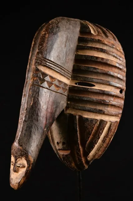 African Old Ligbi  Mask  DR Congo 17901 3