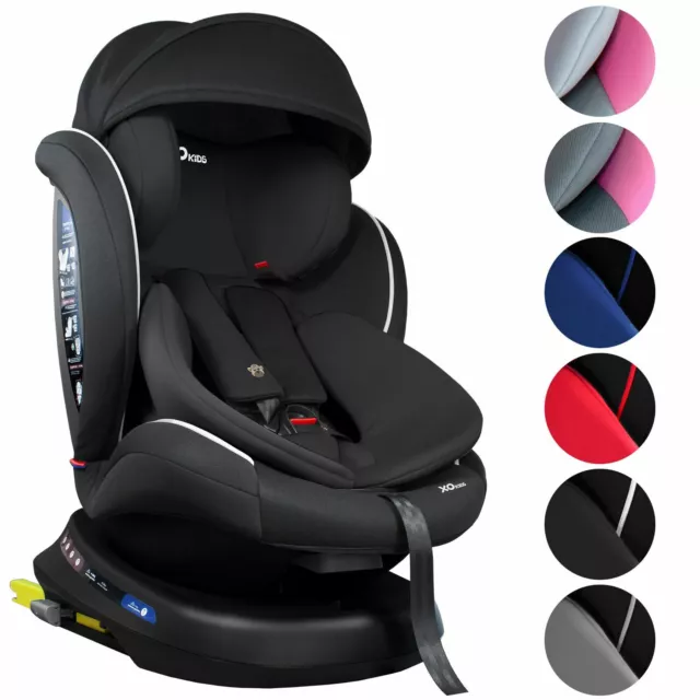Daliya® Kindersitz 0-36KG Isofix Top Tether Autokindersitz Baby Autositz 0-12  J.