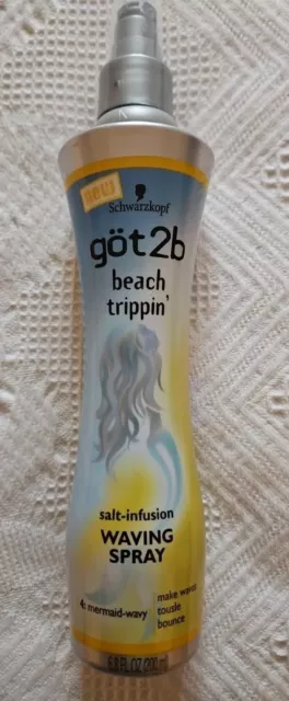 Got2b Schwartzkopf Infusión de Sal Waving Beach Trippin' Spray 6.8oz Raro