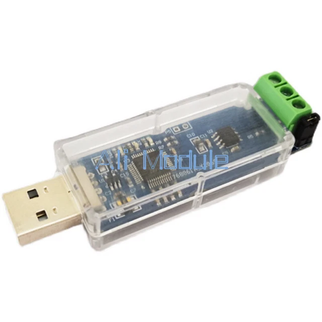 USB to CAN bus Converter Adapter USB to CAN Module TJA1051T/3 Nonisolated +Shell