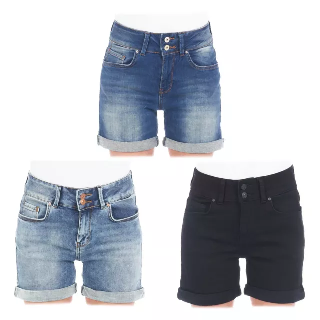 LTB Damen Shorts Jeans Becky X Sommer Hose Sommer Hose Denim Stretch Baumwolle