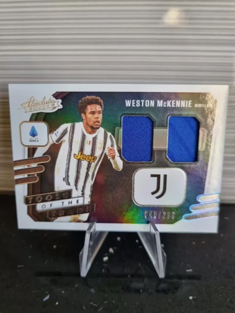 2020-21 Chronicles WESTON McKENNIE Tools of the Trade JERSEY # /299 Juventus