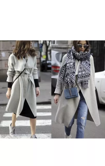 Manteau col enveloppant zara outlet