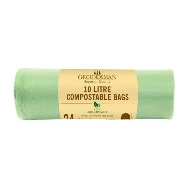Groundsman 10L Compostable Plastic Bag (Pack Of 24) ST4668