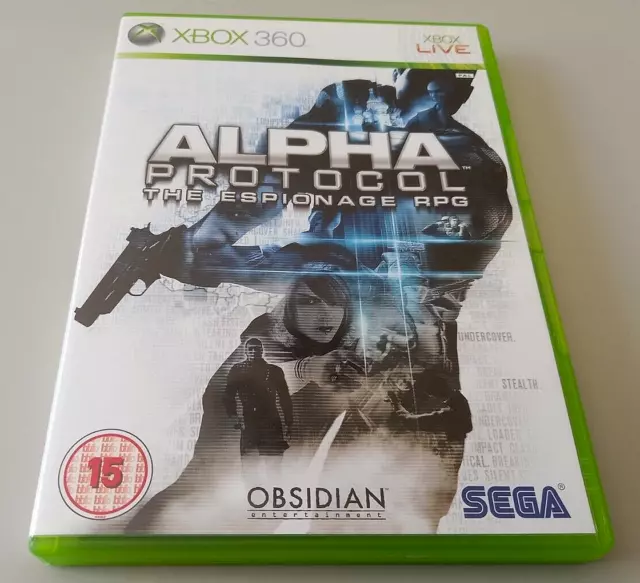 Jeu XBOX 360 "Alpha Protocol The espionage RPG" complet en boîte (n°7407)