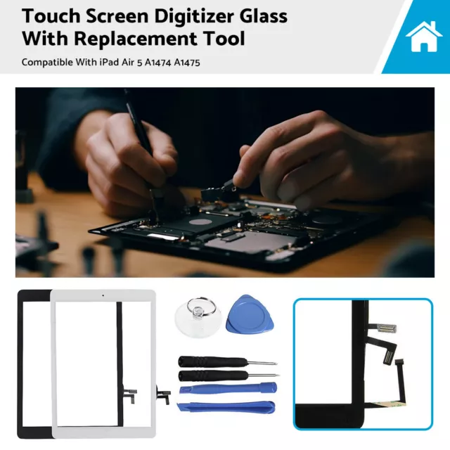 For iPad 9.7 6th 2018 A1893 A1954 Touch Screen Digitizer Replacement  +Tools