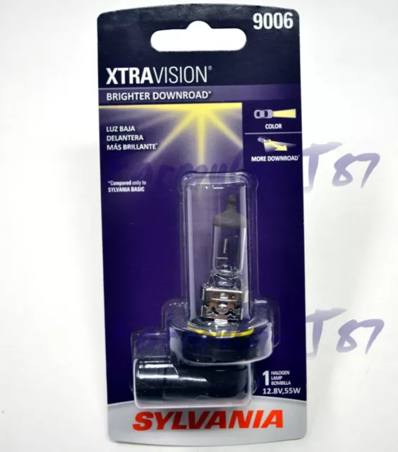 Sylvania Xtra Vision 9006 HB4 55W One Bulb Head Light Replacement Low Beam Lamp 2