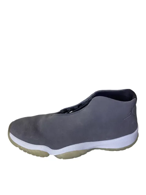 NIKE AIR JORDAN FUTURE LIGHT CARBON GREY-METALLIC SILVER Mens Sneakers Size 14