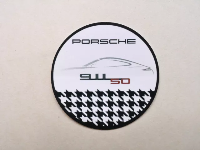 Für 911 Porsche 3D Wappen Aufkleber Sticker Neu in 15 x 19 mm