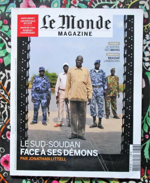 Le MONDE Magazine An 2011 // Le SUD-SOUDAN et ses démons, BRASSAÏ, suicide MAYAS