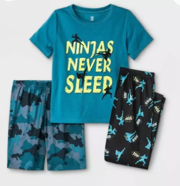 Boys' 3pc Ninja Pajama Set - Just One You by Carters