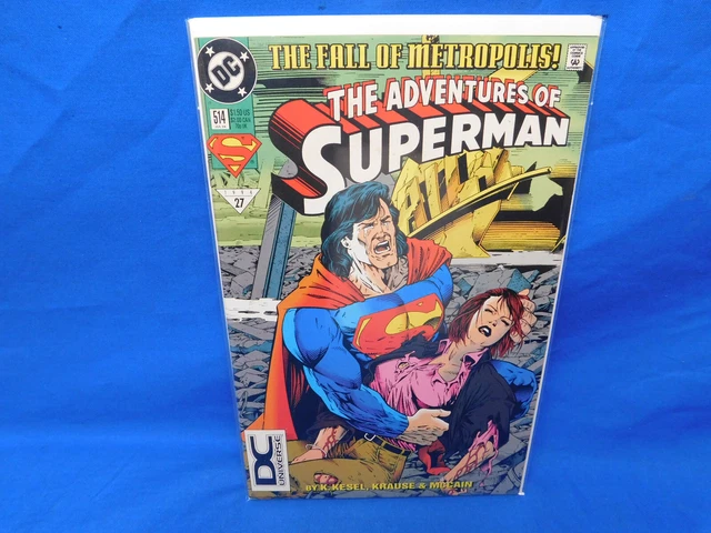 Adventures Of Superman #514 DC DCU Universe Logo Variant VF/NM